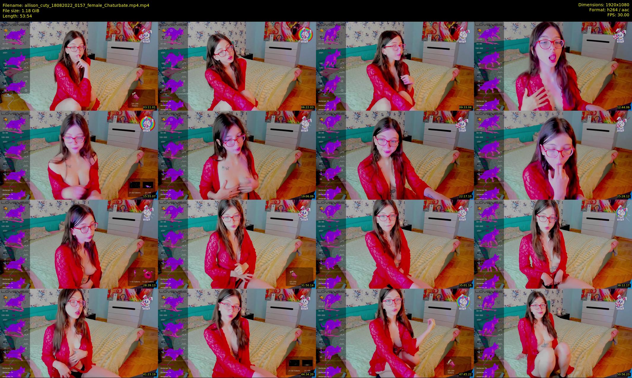 allison_cuty — 54 minute Chaturbate female cam show recording, 1080p, Aug 18, 2022