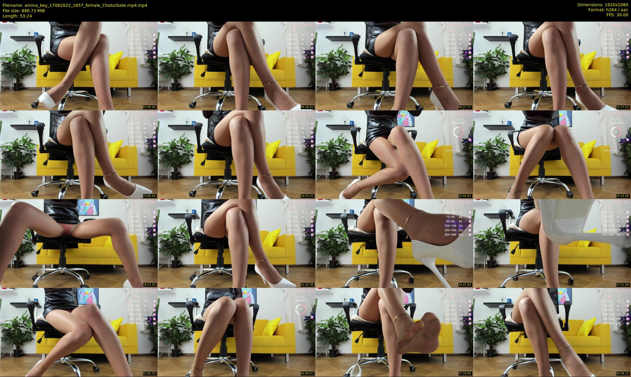 amina_key — 54 minute Chaturbate female cam show recording, 1080p, Aug 17, 2022