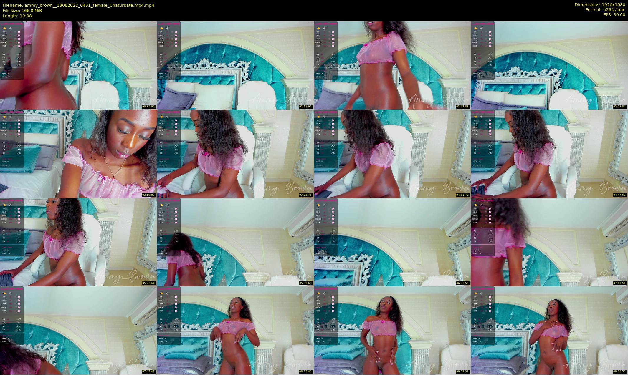 ammy_brown_ — 11 minute Chaturbate female cam show recording, 1080p, Aug 18, 2022