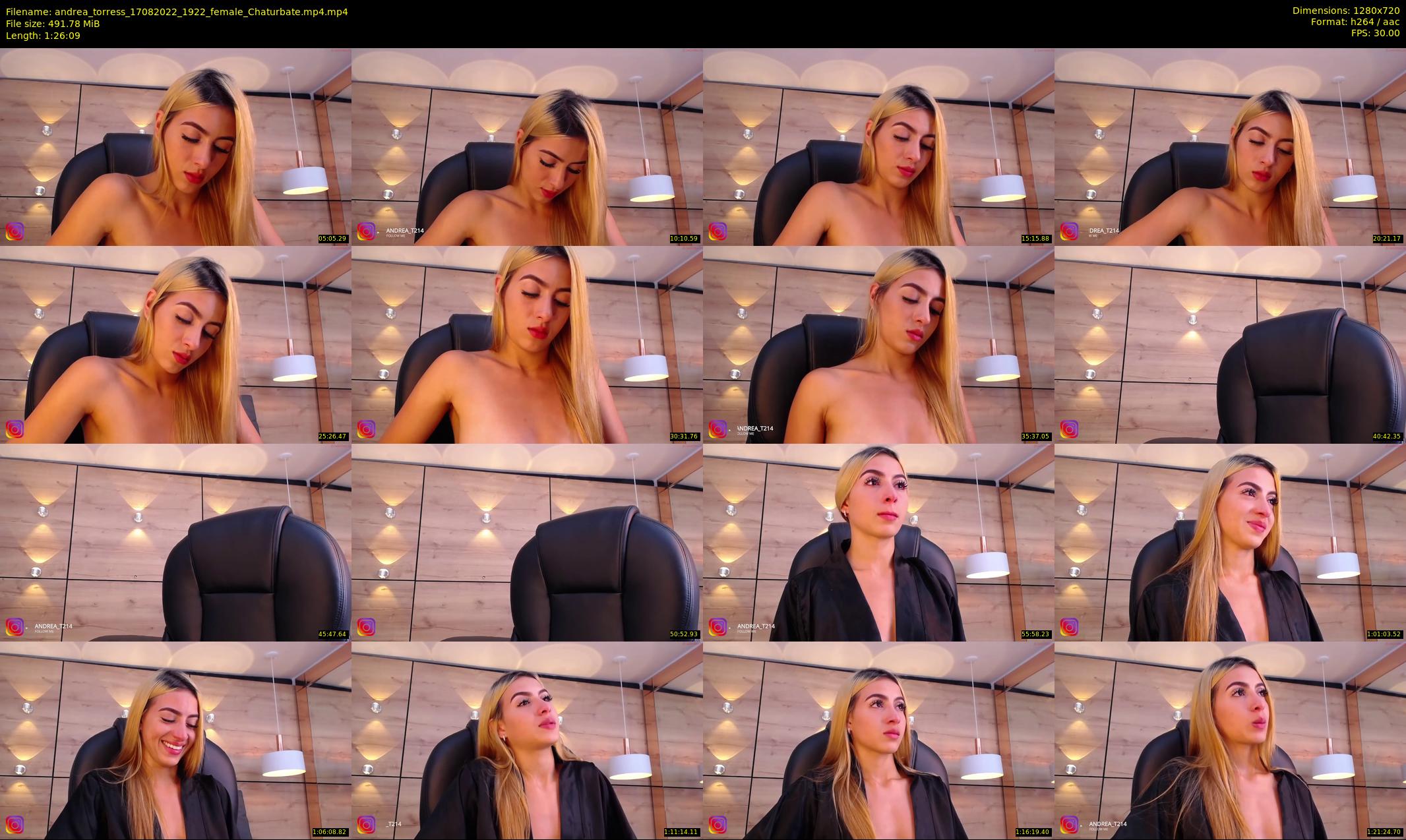 andrea_torress — 87 minute Chaturbate female cam show recording, 720p, Aug 17, 2022