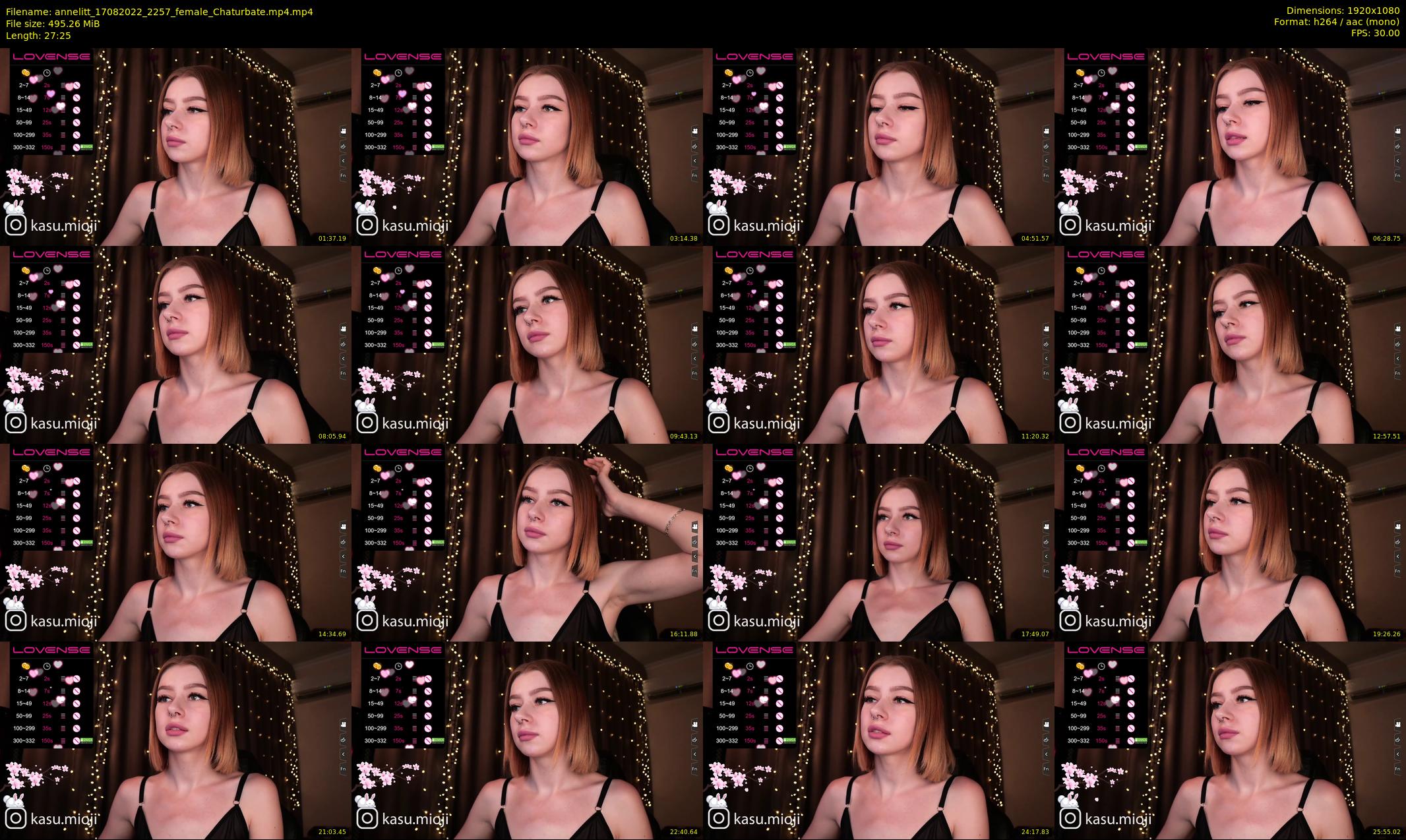 annelitt — 28 minute Chaturbate female cam show recording, 1080p, Aug 17, 2022