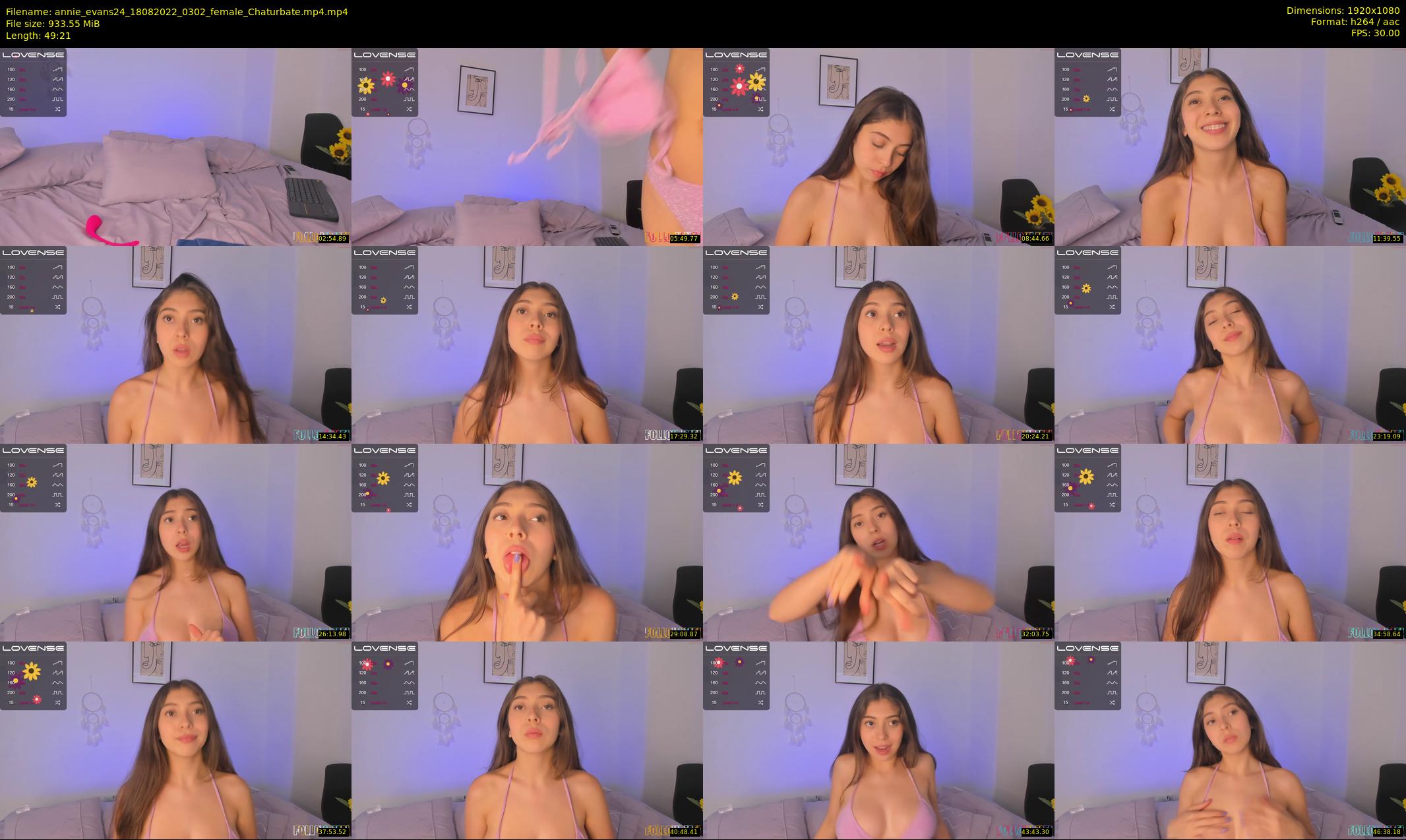 annie_evans24 — 50 minute Chaturbate female cam show recording, 1080p, Aug 18, 2022