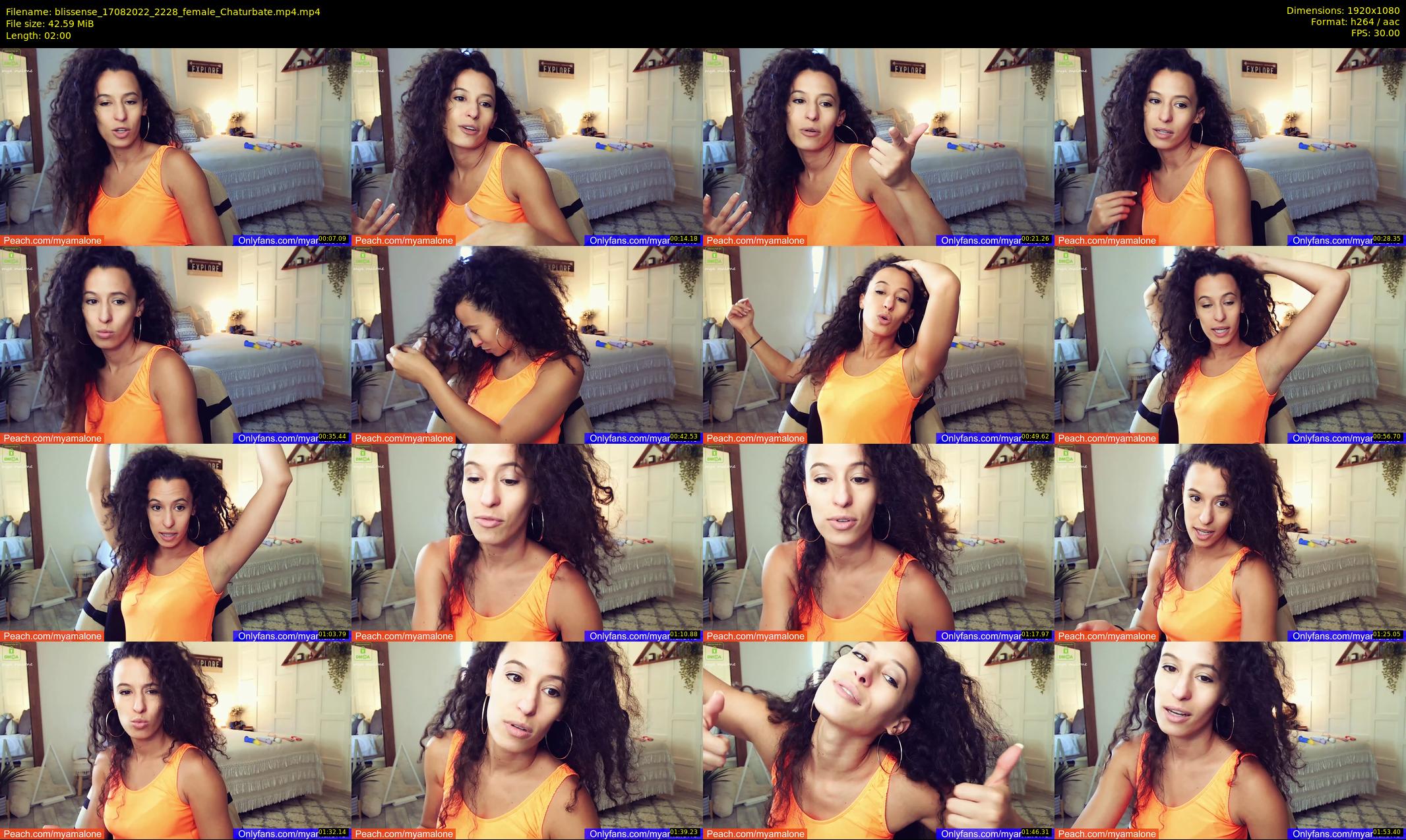 blissense — 2 minute Chaturbate female cam show recording, 1080p, Aug 17, 2022