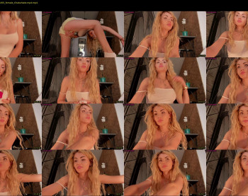 blondebab3 — 8 minute Chaturbate female cam show recording, 1080p, Aug 17, 2022