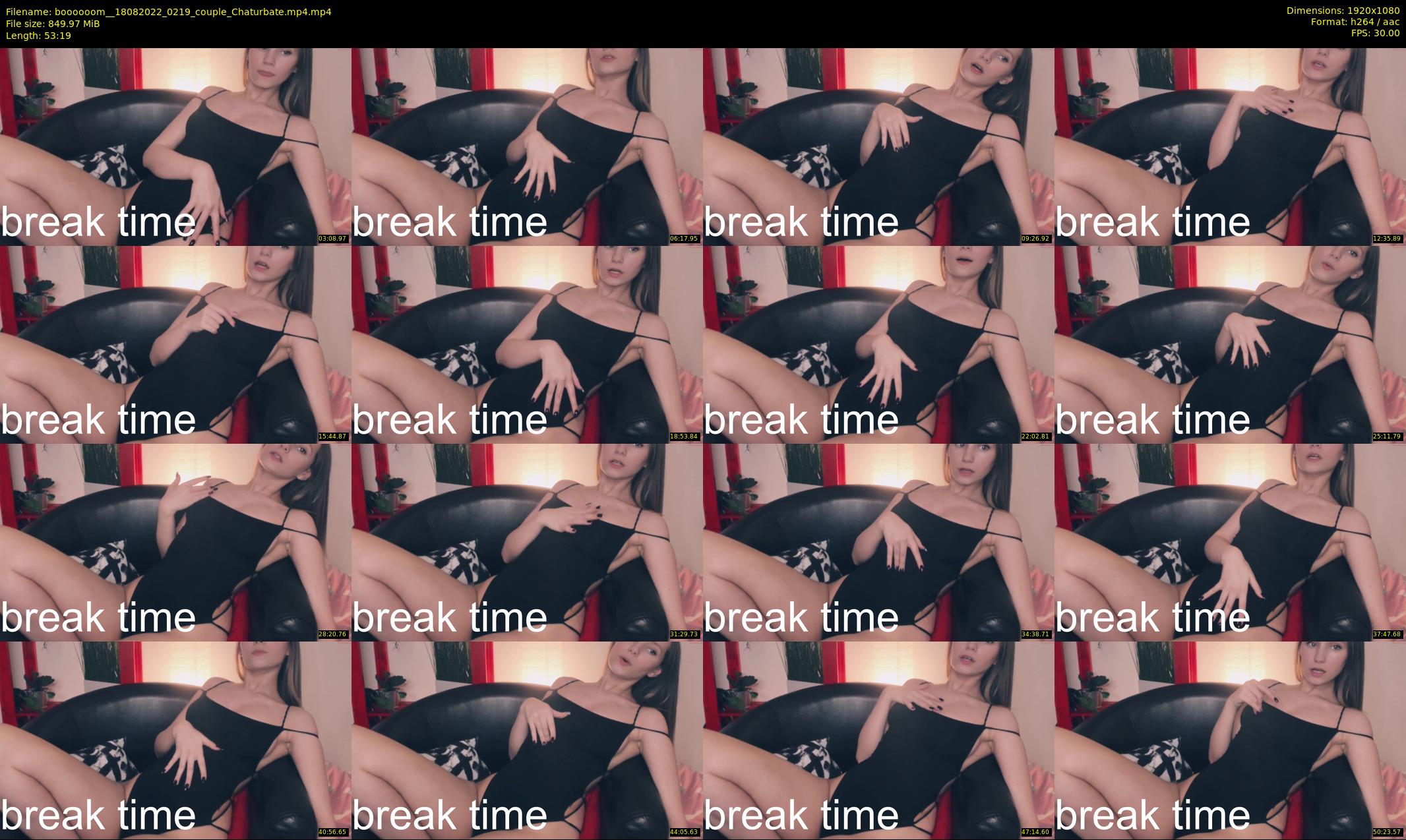 boooooom_ — 54 minute Chaturbate female cam show recording, 1080p, Aug 18, 2022