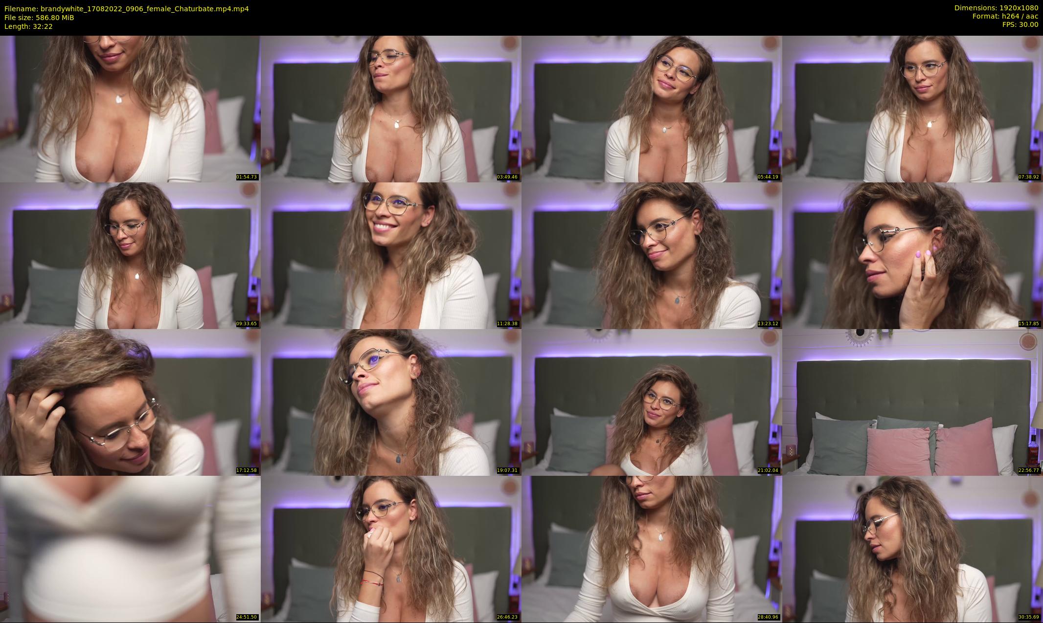 brandywhite — 33 minute Chaturbate female cam show recording, 1080p, Aug 17, 2022