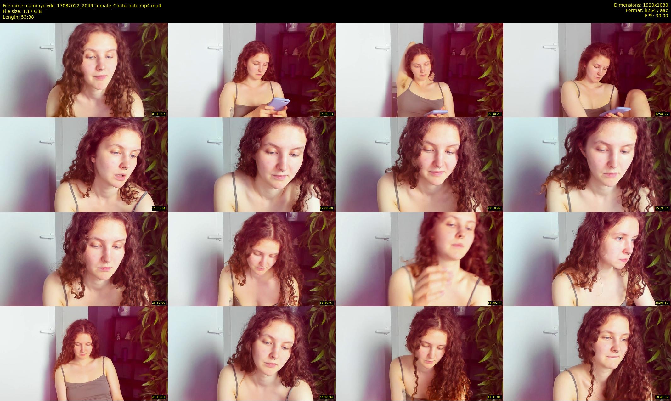 cammyclyde — 54 minute Chaturbate female cam show recording, 1080p, Aug 17, 2022