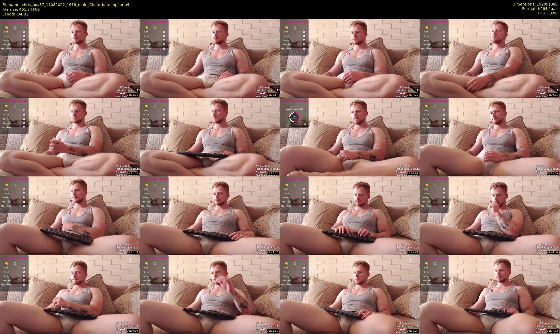 chris_boy37 — 35 minute Chaturbate male cam show recording, 1080p, Aug 17, 2022