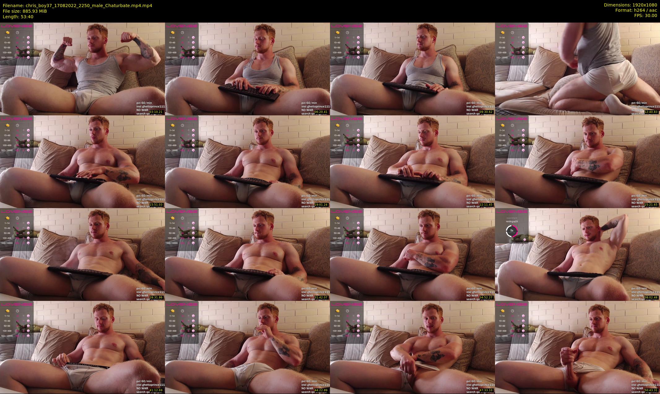 chris_boy37 — 54 minute Chaturbate male cam show recording, 1080p, Aug 17, 2022