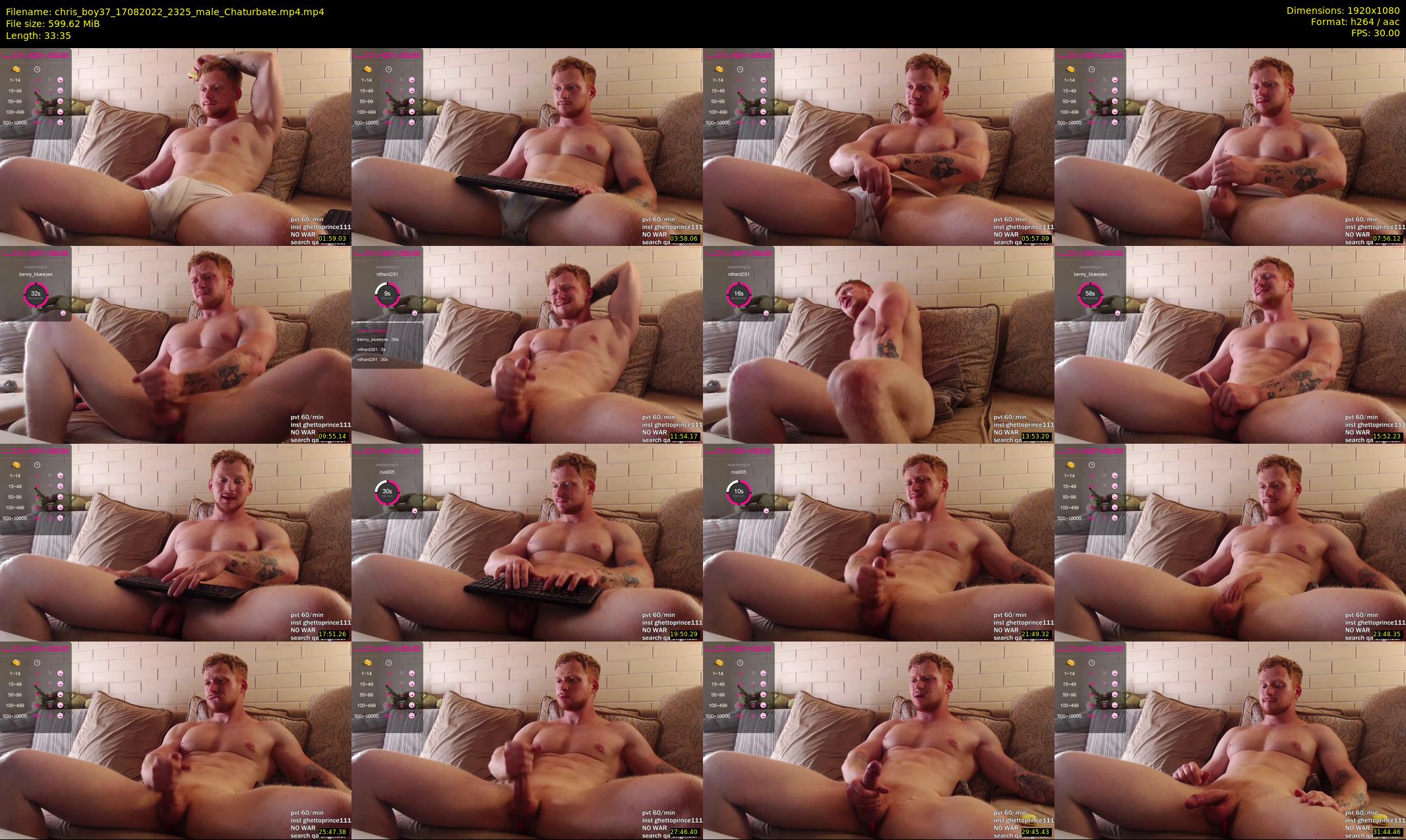 chris_boy37 — 34 minute Chaturbate male cam show recording, 1080p, Aug 17, 2022
