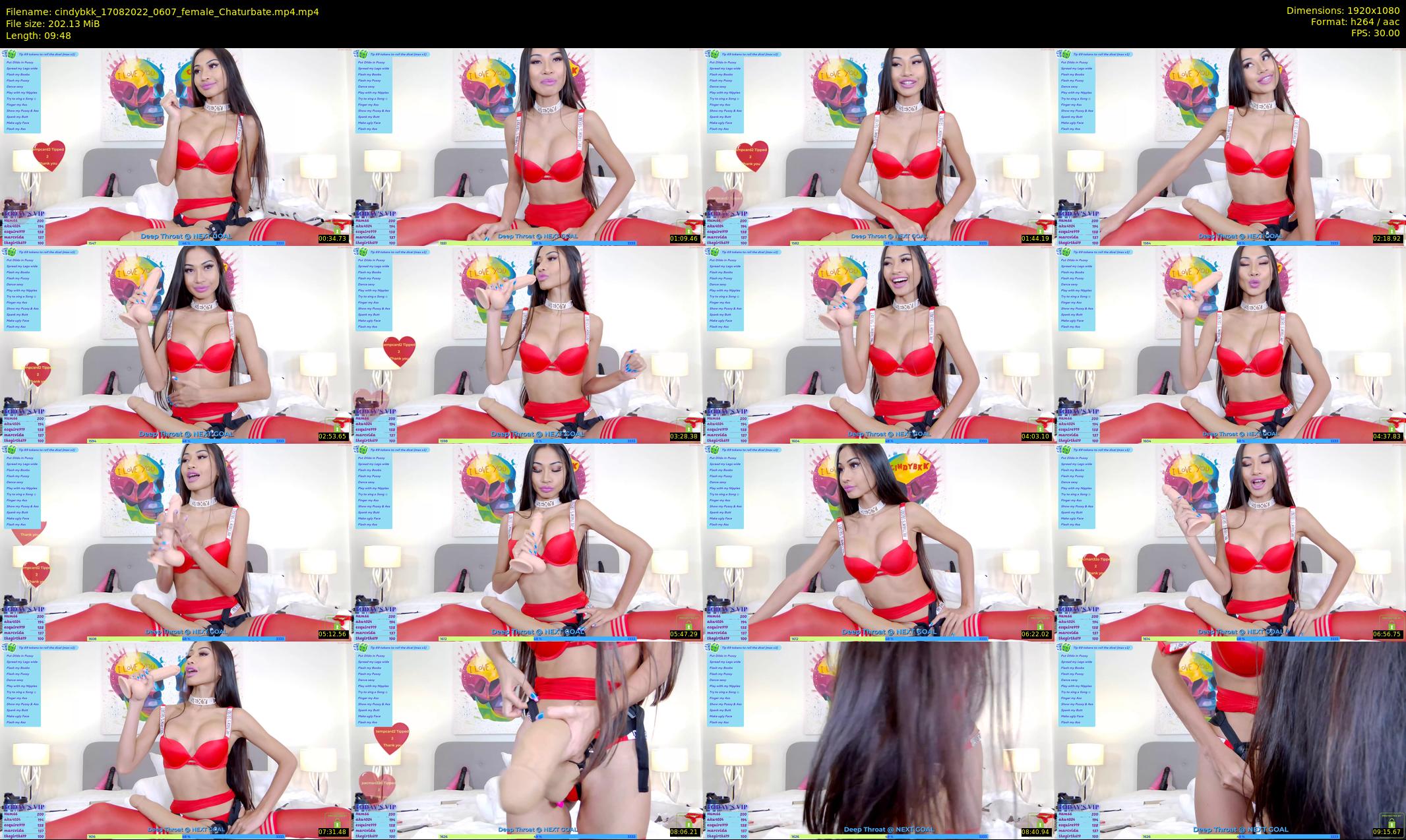 cindybkk — 10 minute Chaturbate female cam show recording, 1080p, Aug 17, 2022