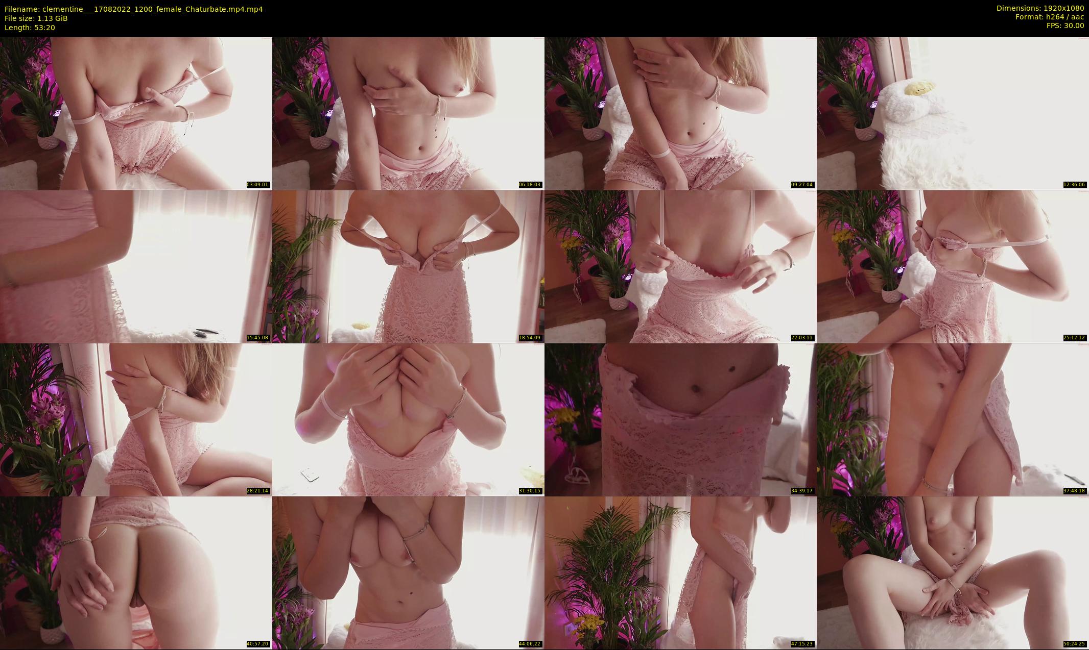 clementine__ — 54 minute Chaturbate female cam show recording, 1080p, Aug 17, 2022
