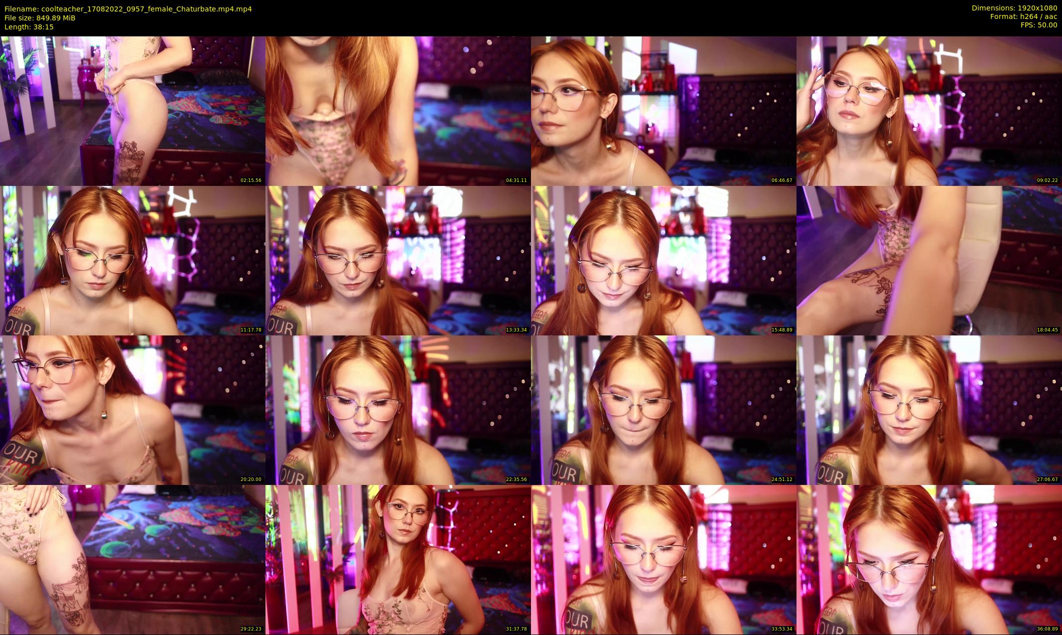coolteacher — 39 minute Chaturbate female cam show recording, 1080p, Aug 17, 2022