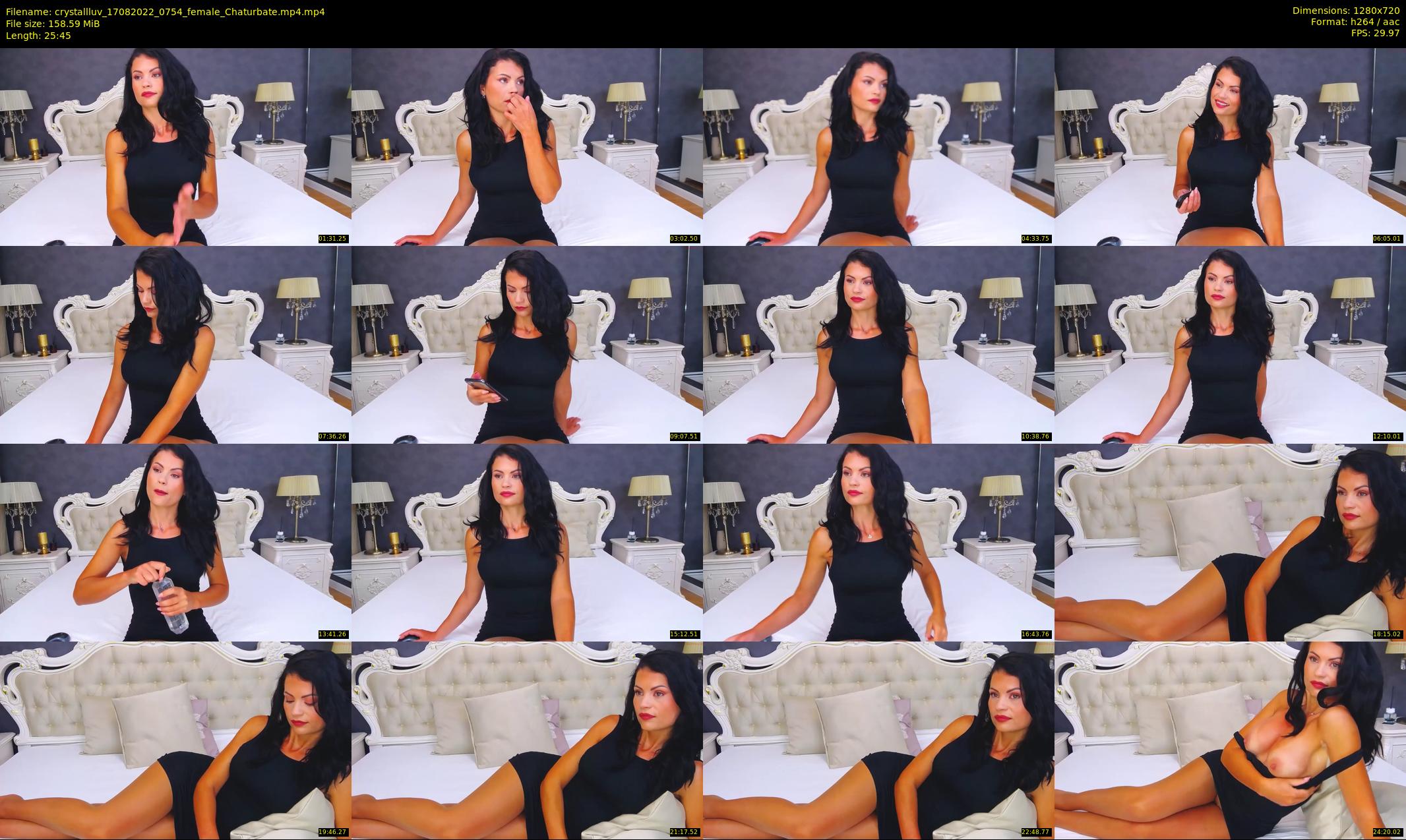 crystallluv — 26 minute Chaturbate female cam show recording, 720p, Aug 17, 2022