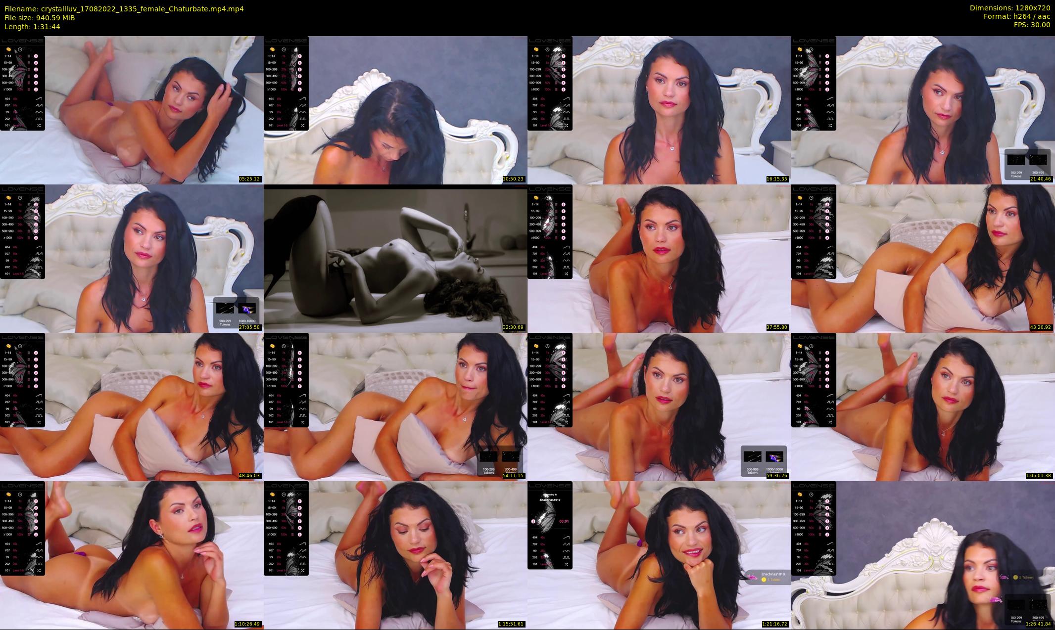 crystallluv — 92 minute Chaturbate female cam show recording, 720p, Aug 17, 2022