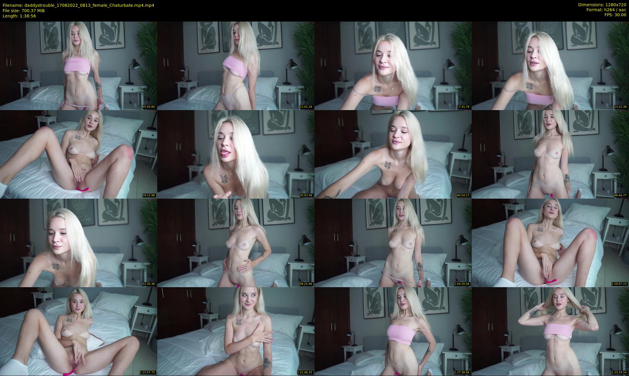 daddystrouble — 99 minute Chaturbate female cam show recording, 720p, Aug 17, 2022