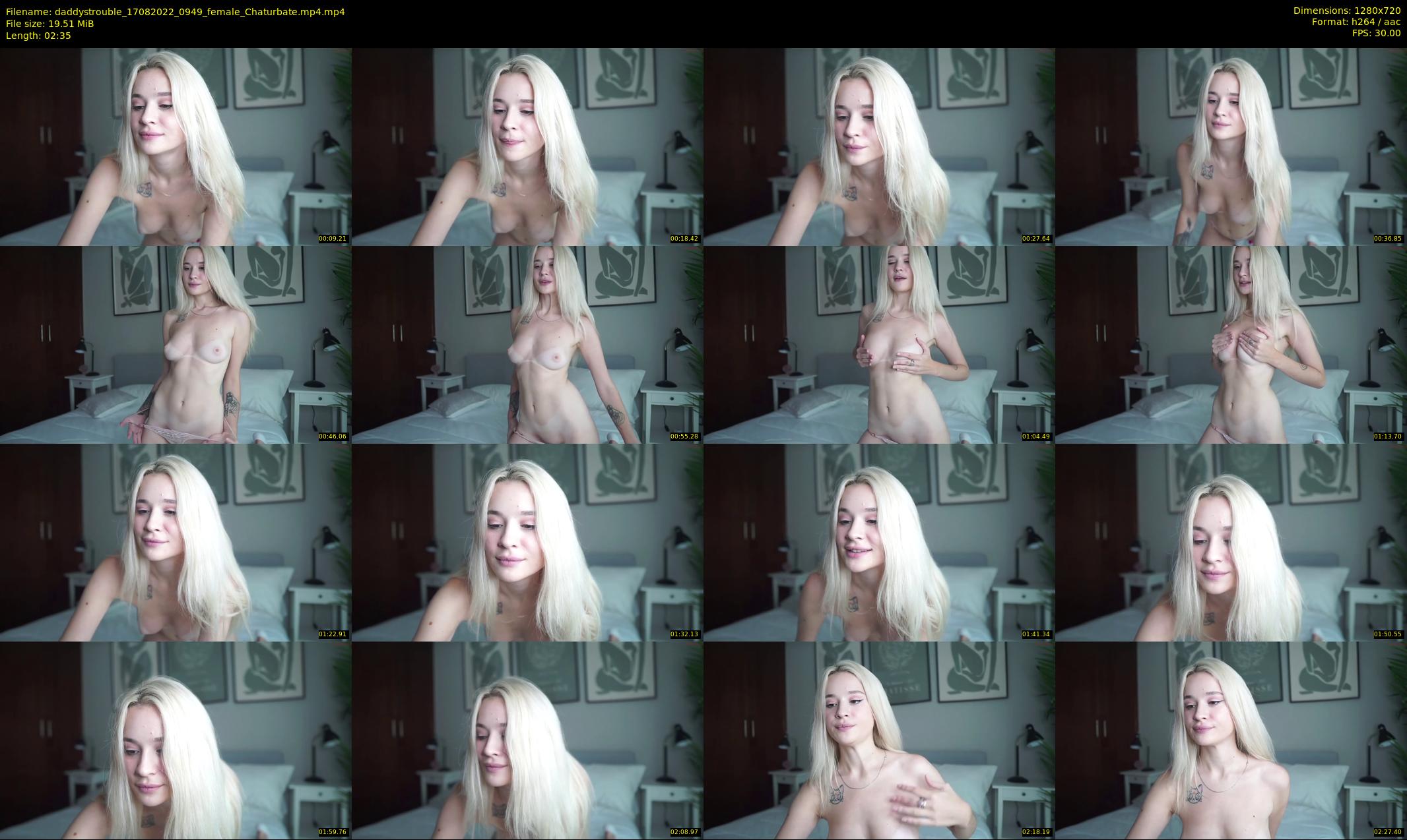 daddystrouble — 3 minute Chaturbate female cam show recording, 720p, Aug 17, 2022