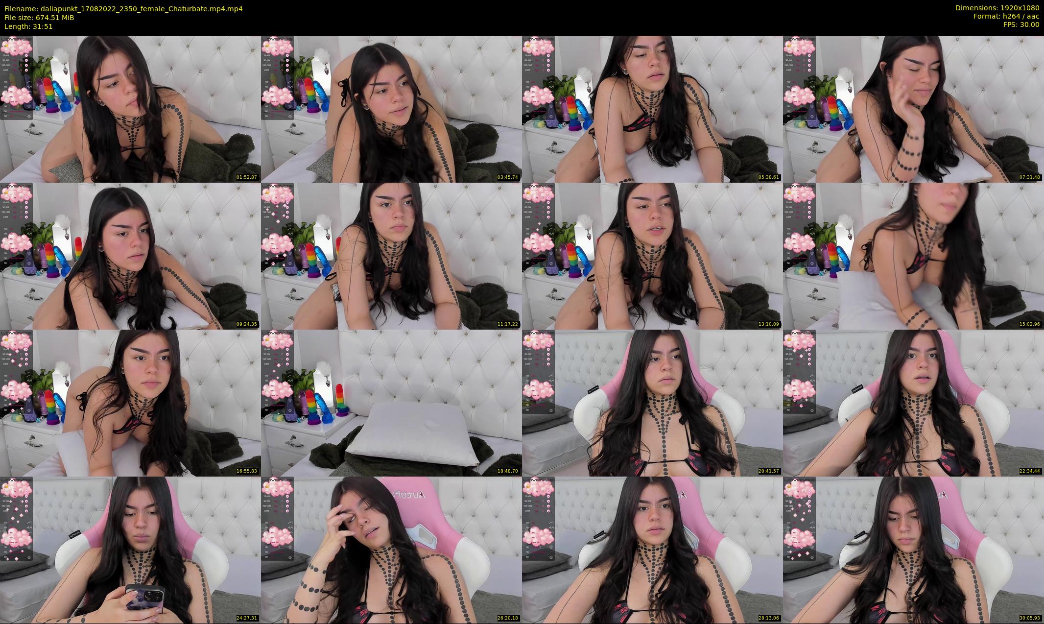 daliapunkt — 32 minute Chaturbate female cam show recording, 1080p, Aug 17, 2022