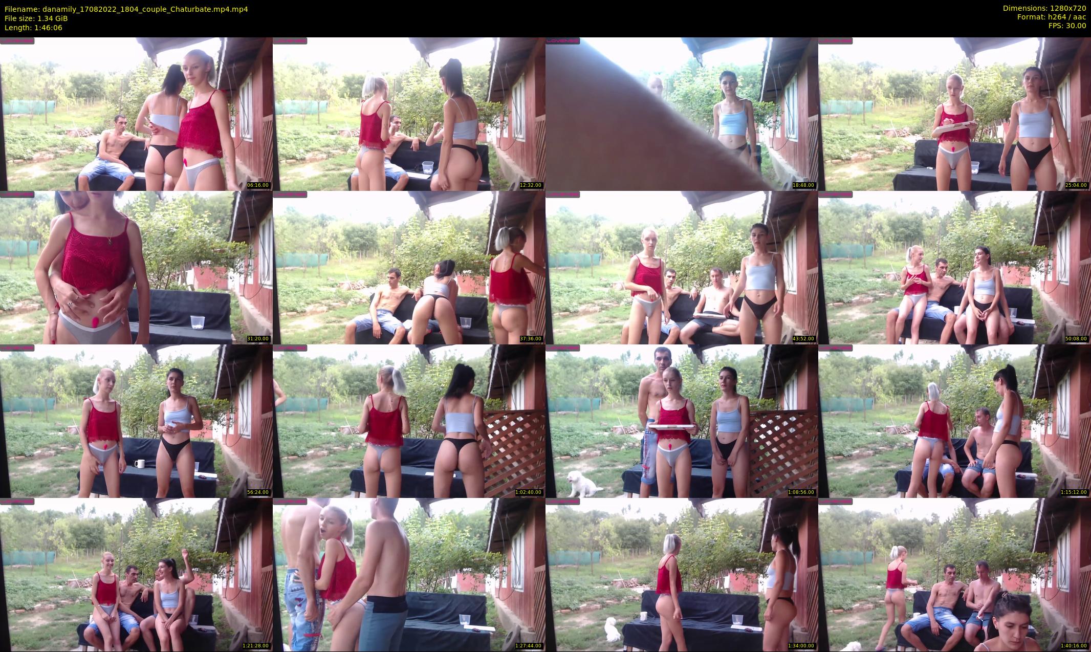 danamily — 107 minute Chaturbate female cam show recording, 720p, Aug 17, 2022