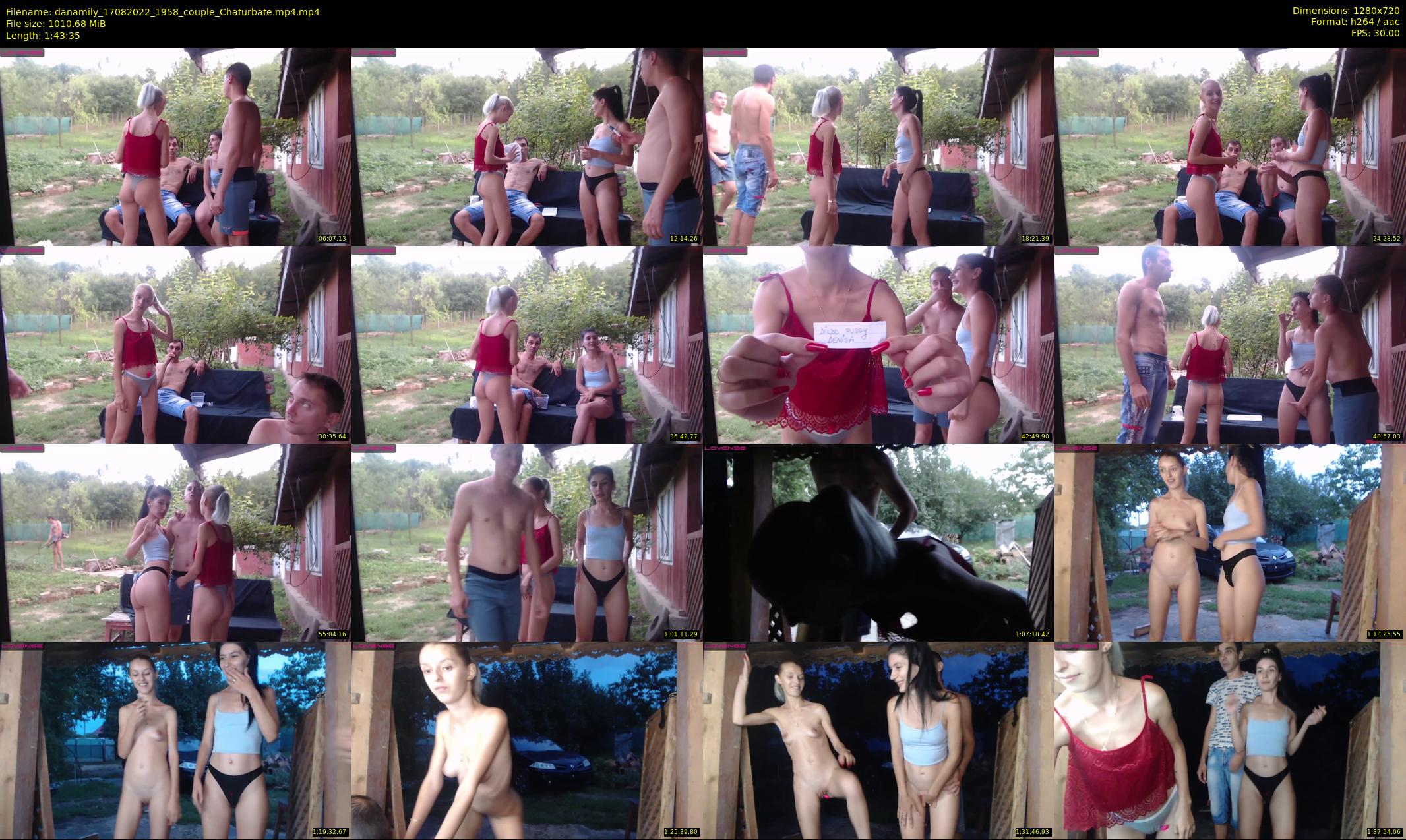 danamily — 104 minute Chaturbate female cam show recording, 720p, Aug 17, 2022