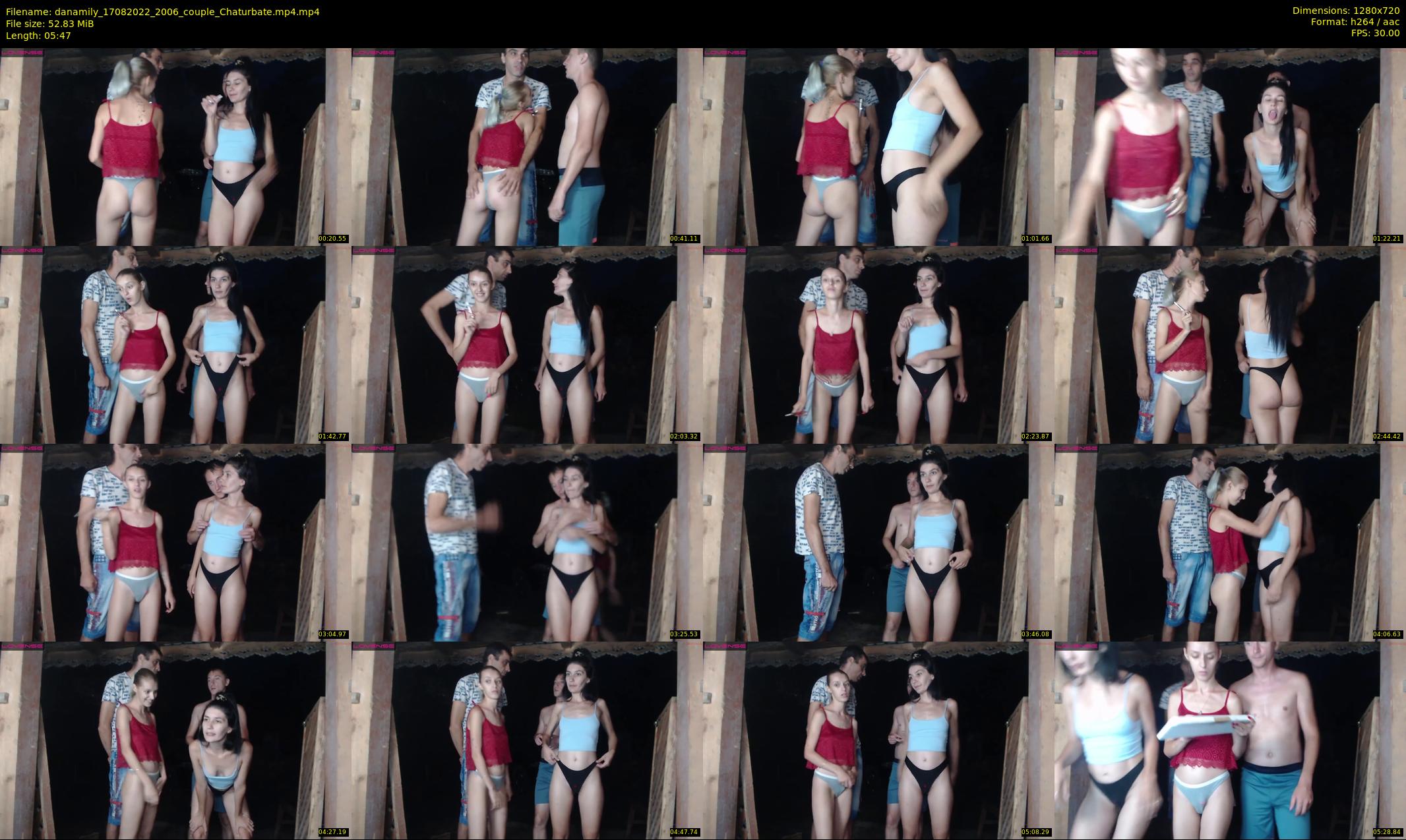 danamily — 6 minute Chaturbate female cam show recording, 720p, Aug 17, 2022