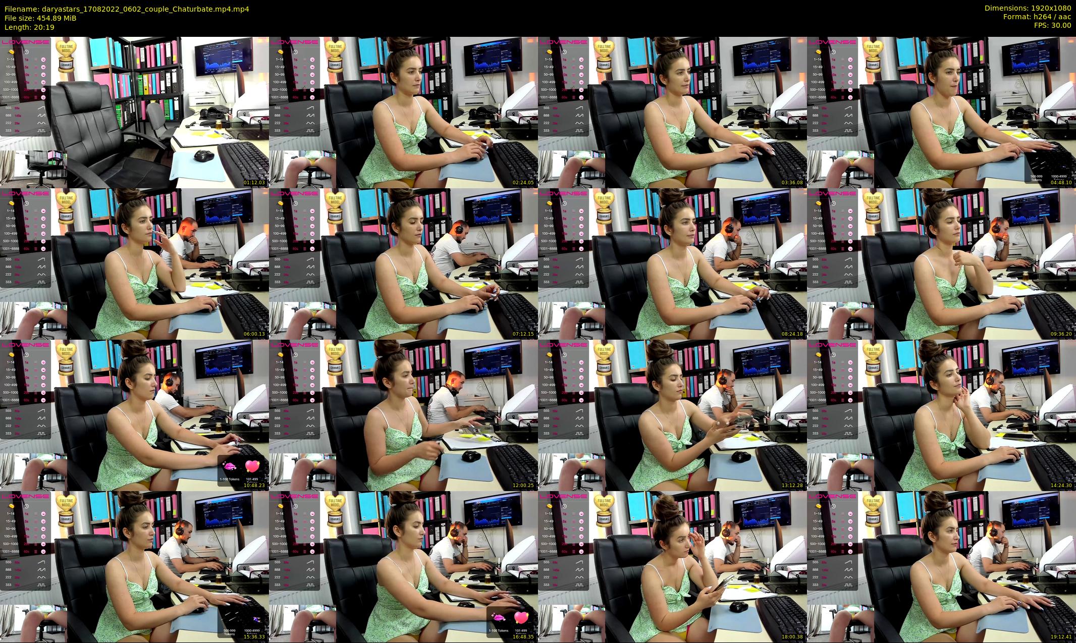 daryastars — 21 minute Chaturbate couple cam show recording, 1080p, Aug 17, 2022