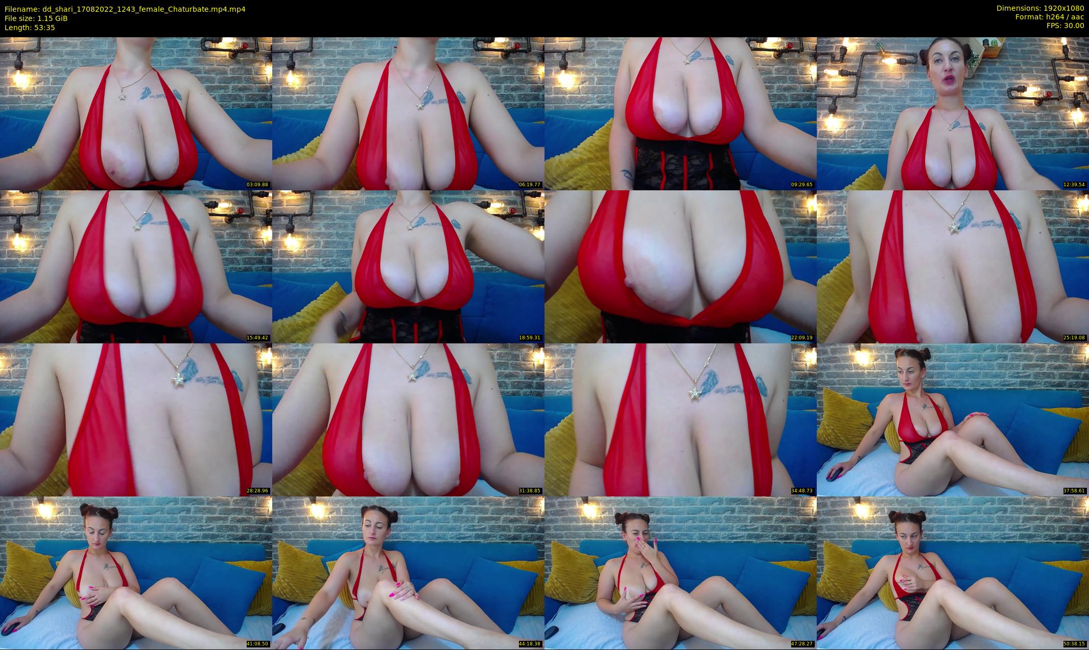 dd_shari — 54 minute Chaturbate female cam show recording, 1080p, Aug 17, 2022