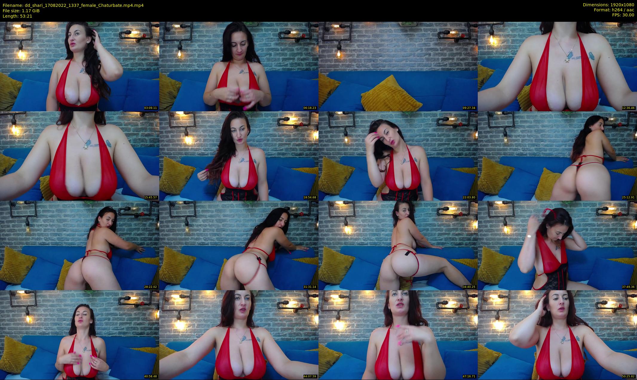 dd_shari — 54 minute Chaturbate female cam show recording, 1080p, Aug 17, 2022
