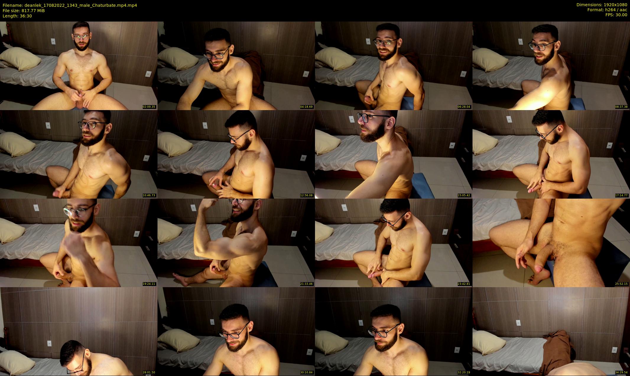 deanlek — 37 minute Chaturbate male cam show recording, 1080p, Aug 17, 2022