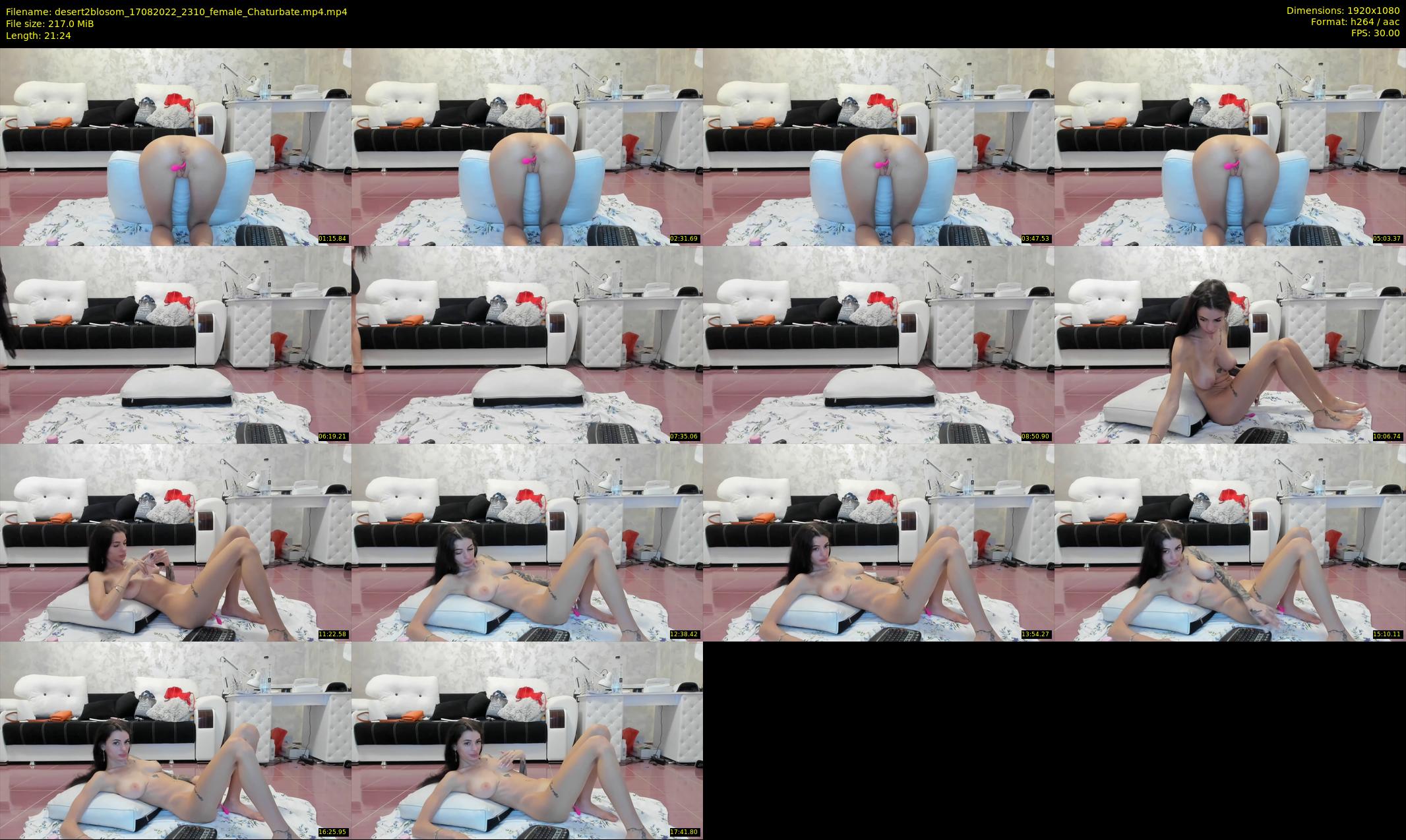 desert2blosom — 22 minute Chaturbate female cam show recording, 1080p, Aug 17, 2022