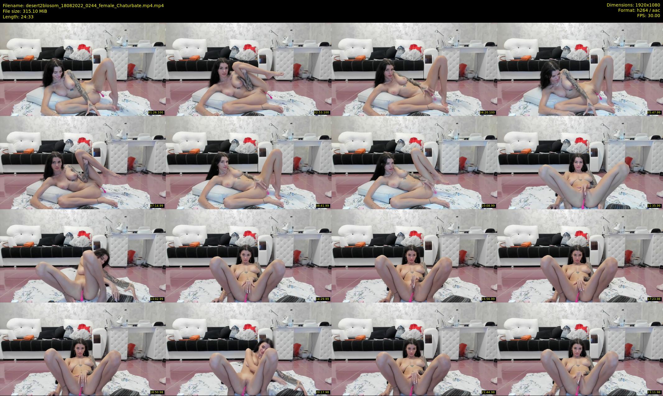 desert2blosom — 25 minute Chaturbate female cam show recording, 1080p, Aug 18, 2022