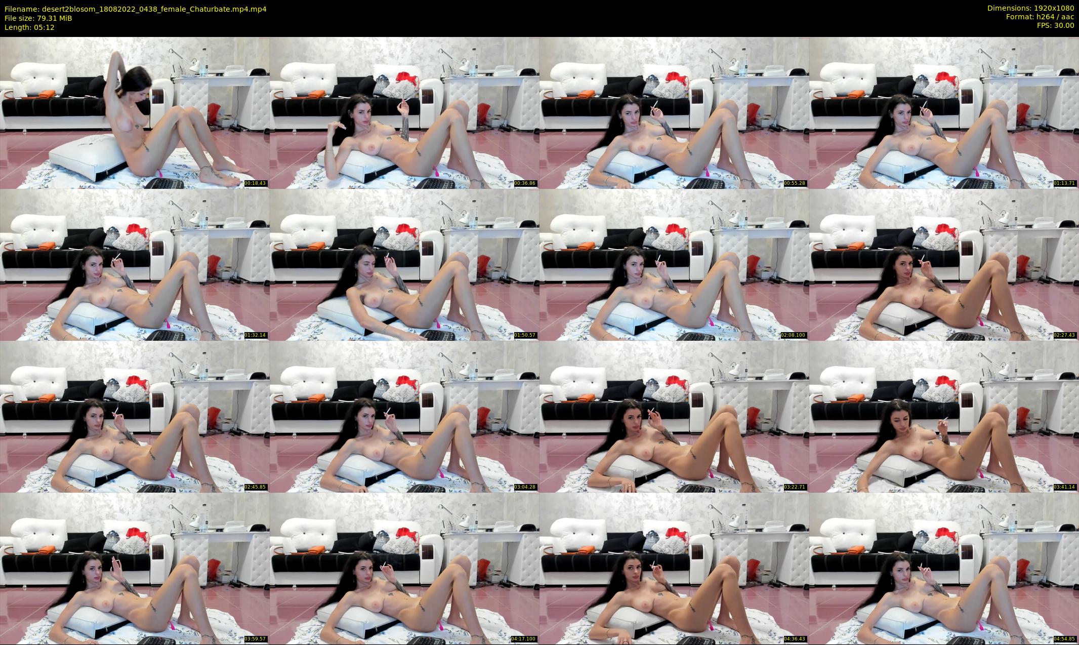desert2blosom — 6 minute Chaturbate female cam show recording, 1080p, Aug 18, 2022