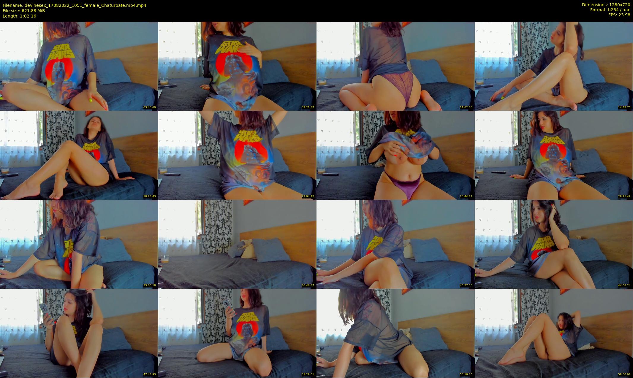devinesex — 63 minute Chaturbate female cam show recording, 720p, Aug 17, 2022