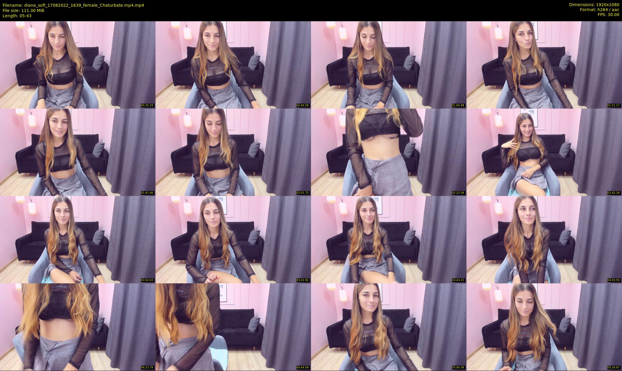 diana_soft — 6 minute Chaturbate female cam show recording, 1080p, Aug 17, 2022