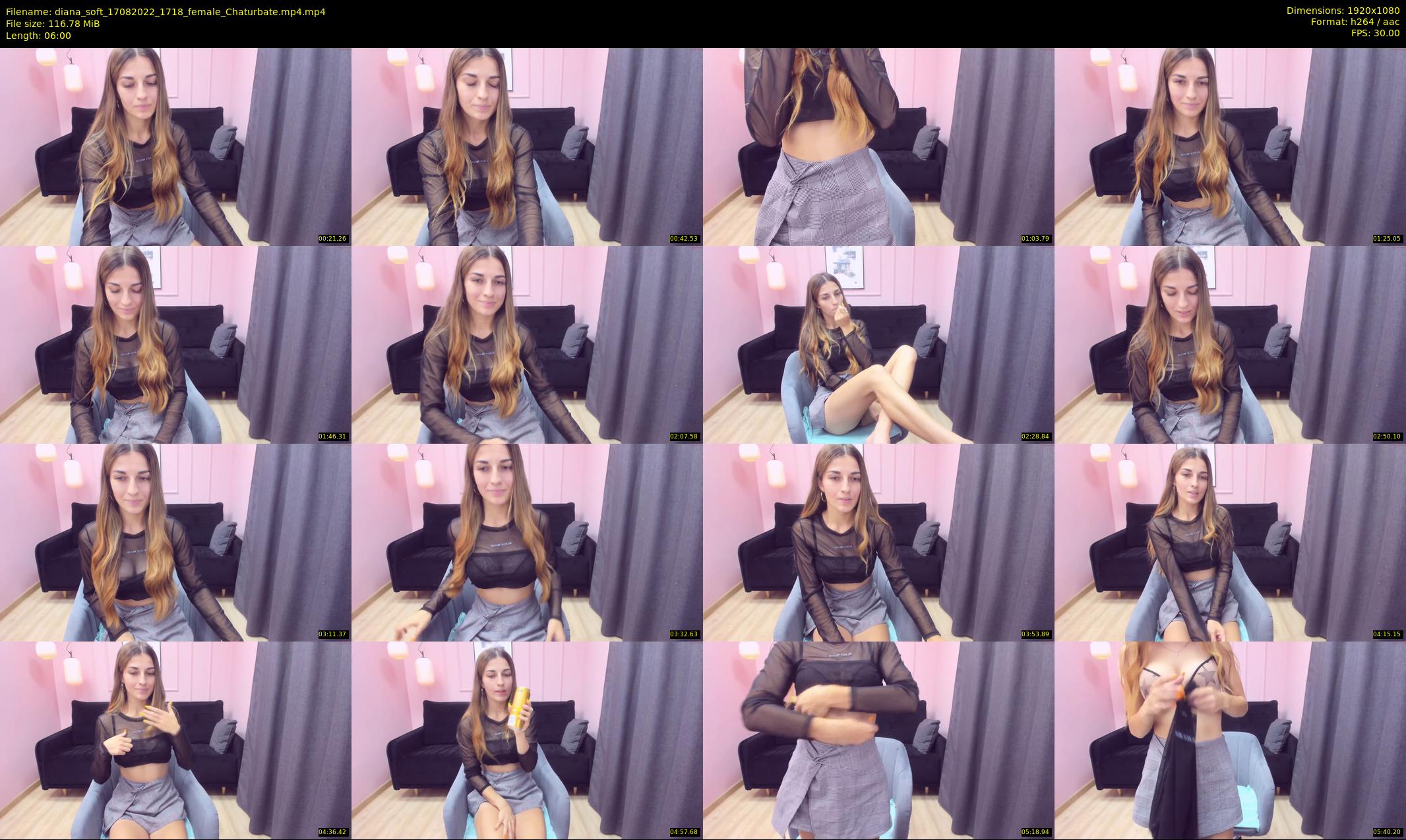 diana_soft — 6 minute Chaturbate female cam show recording, 1080p, Aug 17, 2022