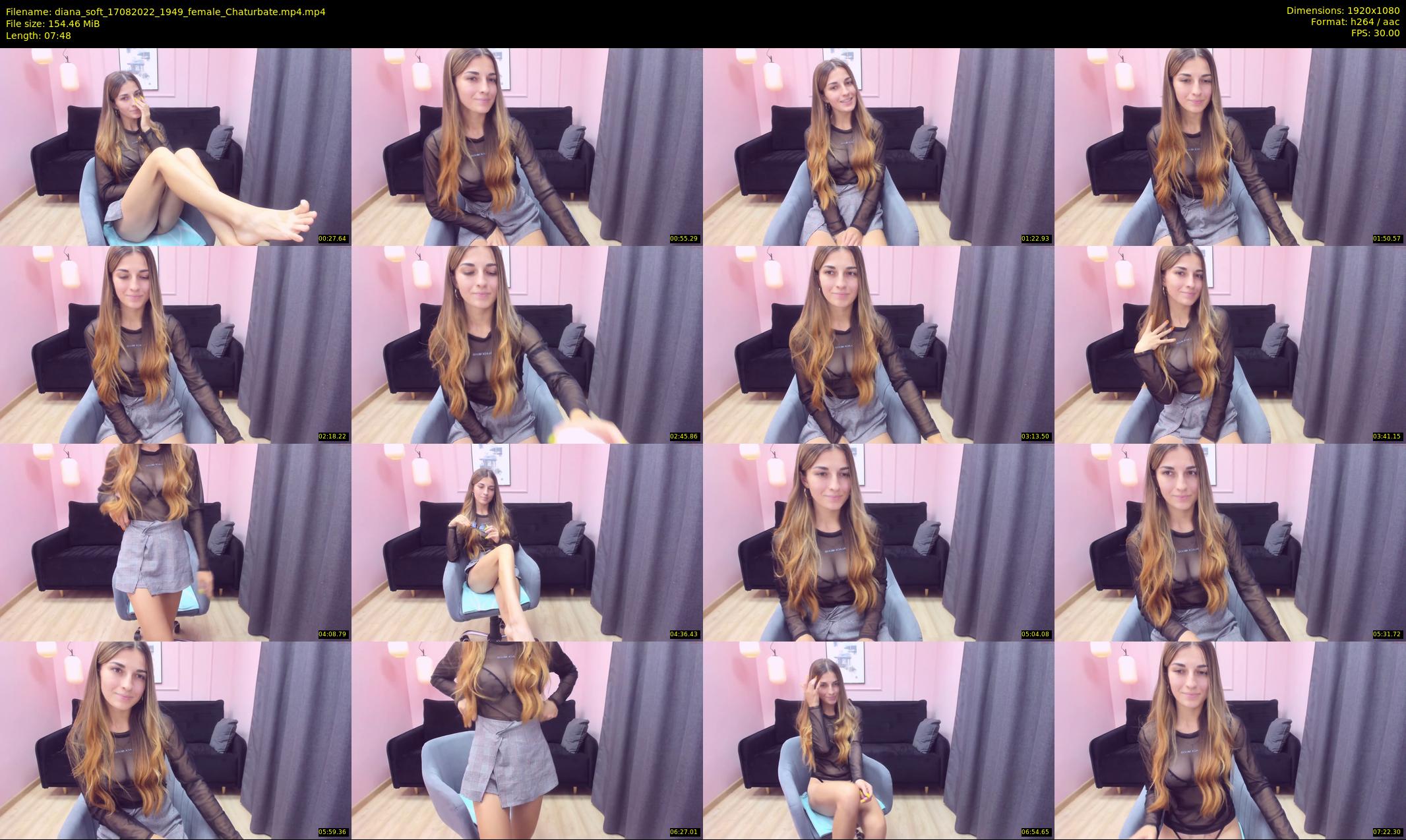 diana_soft — 8 minute Chaturbate female cam show recording, 1080p, Aug 17, 2022