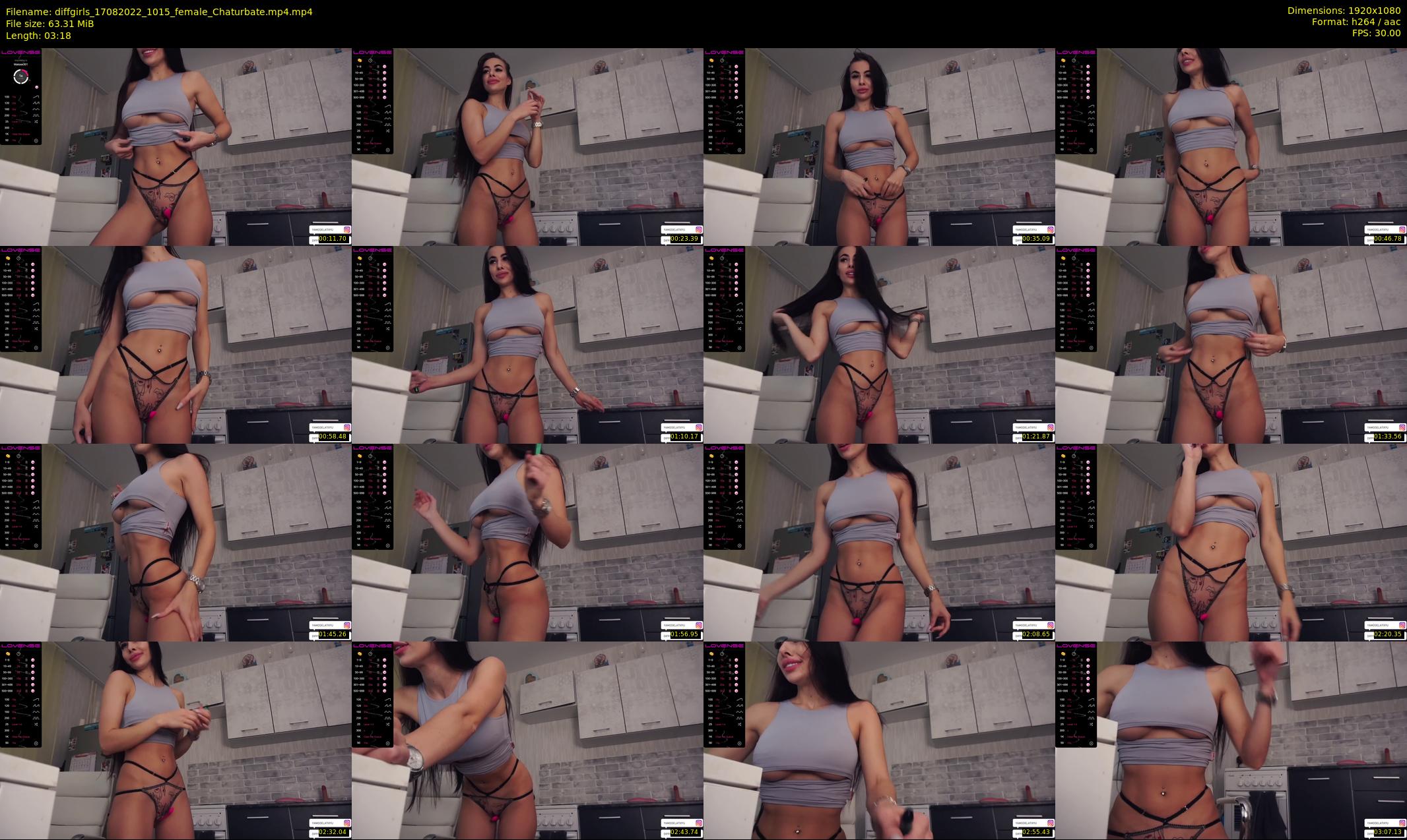 diffgirls — 4 minute Chaturbate female cam show recording, 1080p, Aug 17, 2022