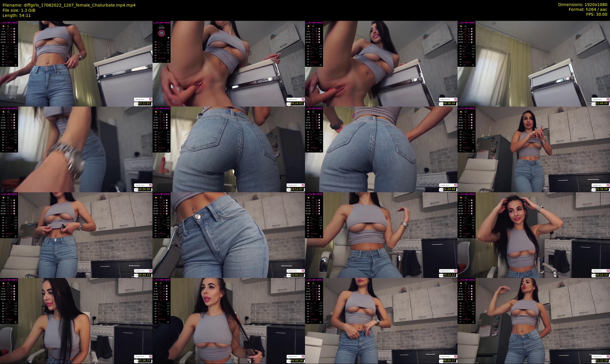 diffgirls — 55 minute Chaturbate female cam show recording, 1080p, Aug 17, 2022