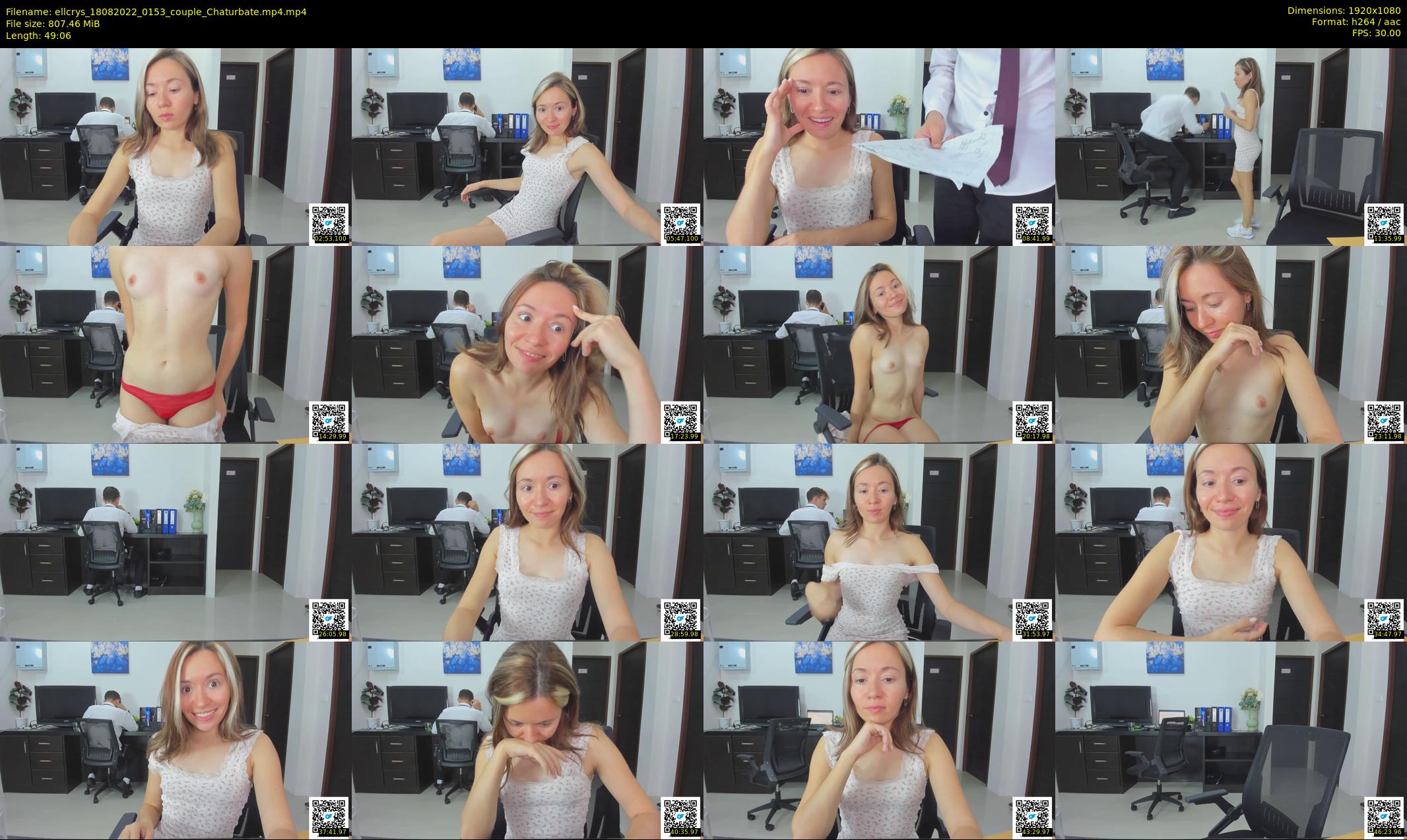 ellcrys — 50 minute Chaturbate couple cam show recording, 1080p, Aug 18, 2022