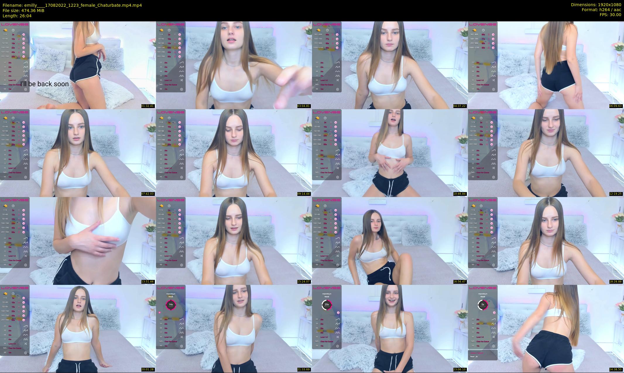 emilly___ — 27 minute Chaturbate female cam show recording, 1080p, Aug 17, 2022