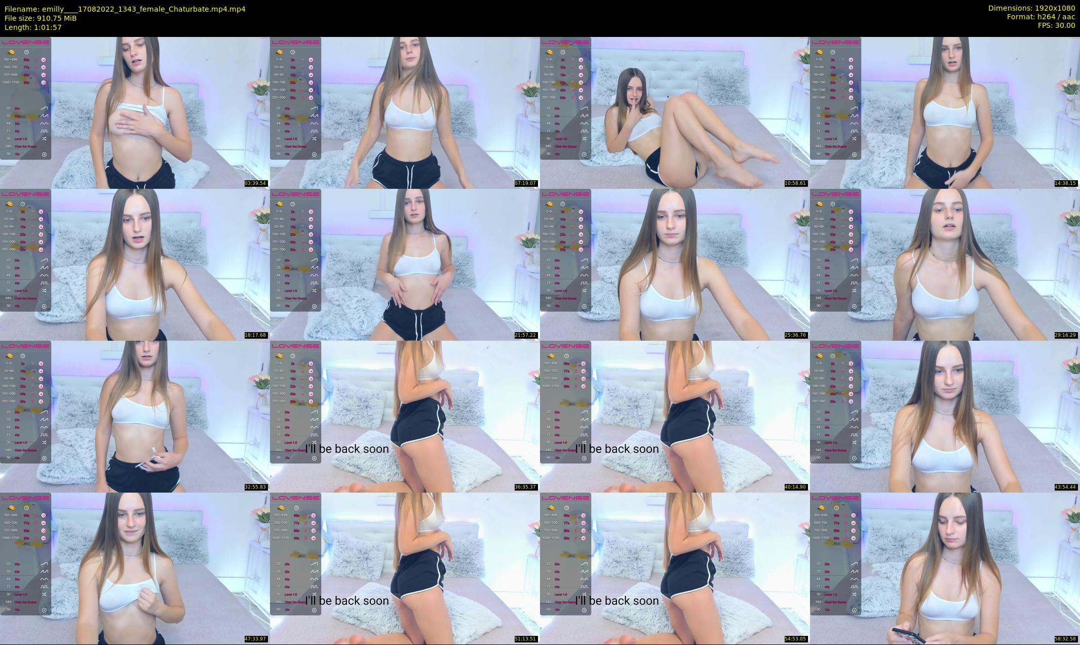 emilly___ — 62 minute Chaturbate female cam show recording, 1080p, Aug 17, 2022