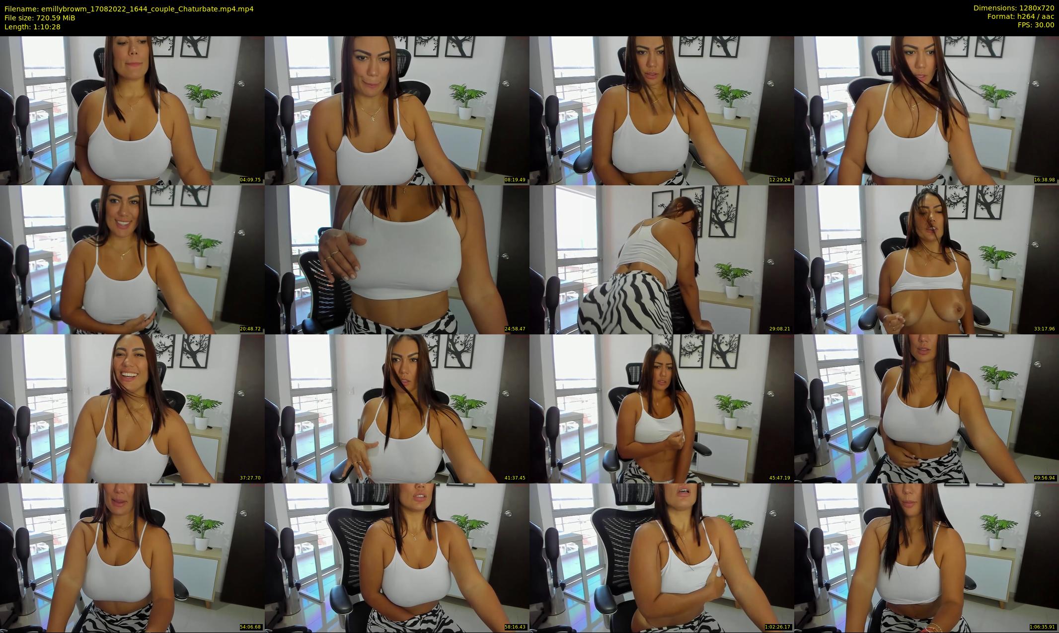 emillybrowm — 71 minute Chaturbate couple cam show recording, 720p, Aug 17, 2022
