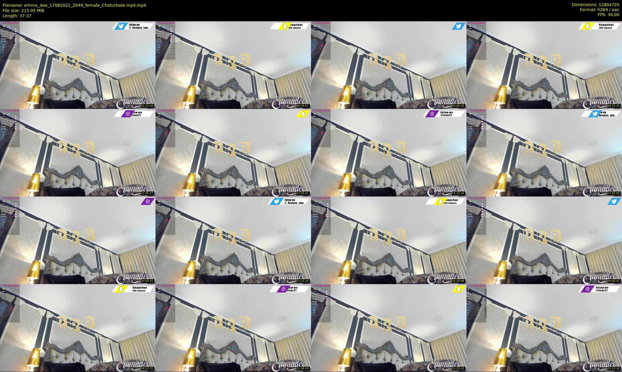 emma_dee — 38 minute Chaturbate female cam show recording, 720p, Aug 17, 2022