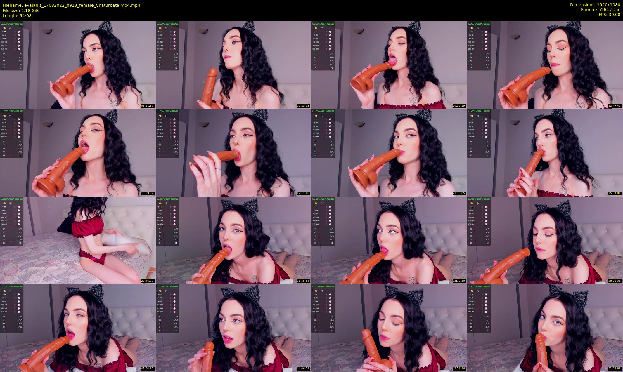 evalanis — 55 minute Chaturbate couple cam show recording, 1080p, Aug 17, 2022