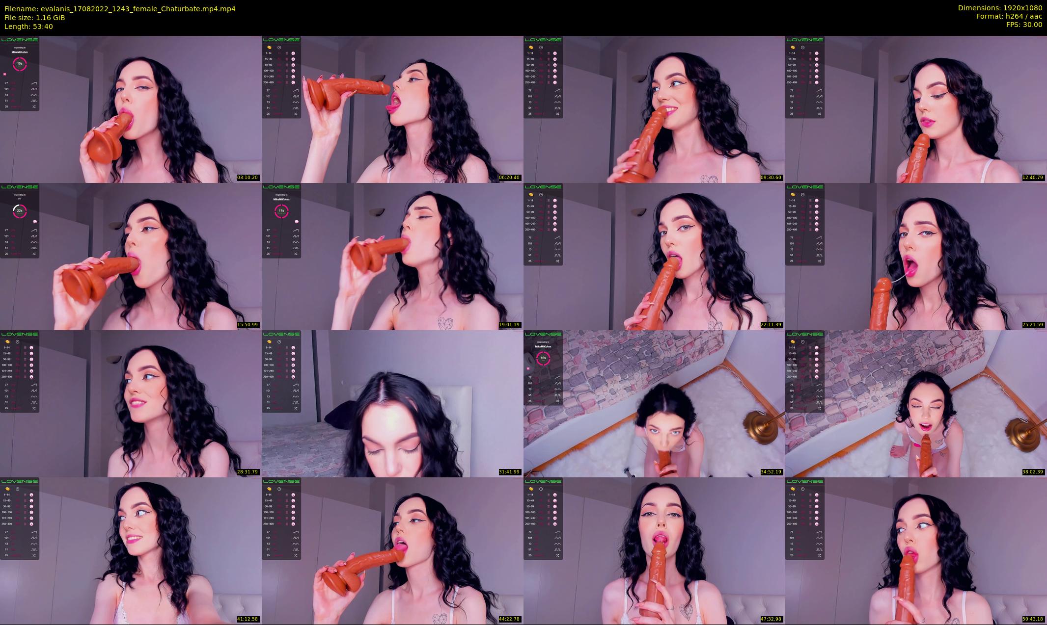 evalanis — 54 minute Chaturbate couple cam show recording, 1080p, Aug 17, 2022