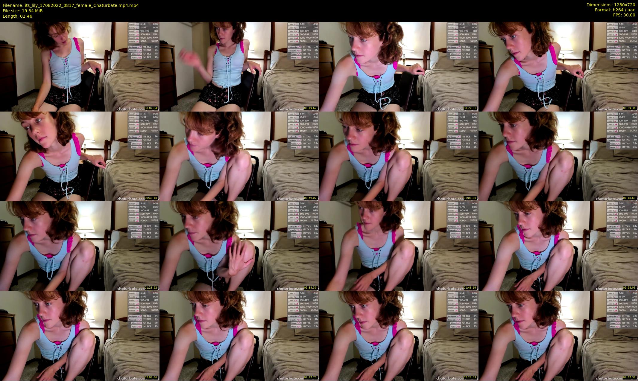 its_lily — 3 minute Chaturbate female cam show recording, 720p, Aug 17, 2022