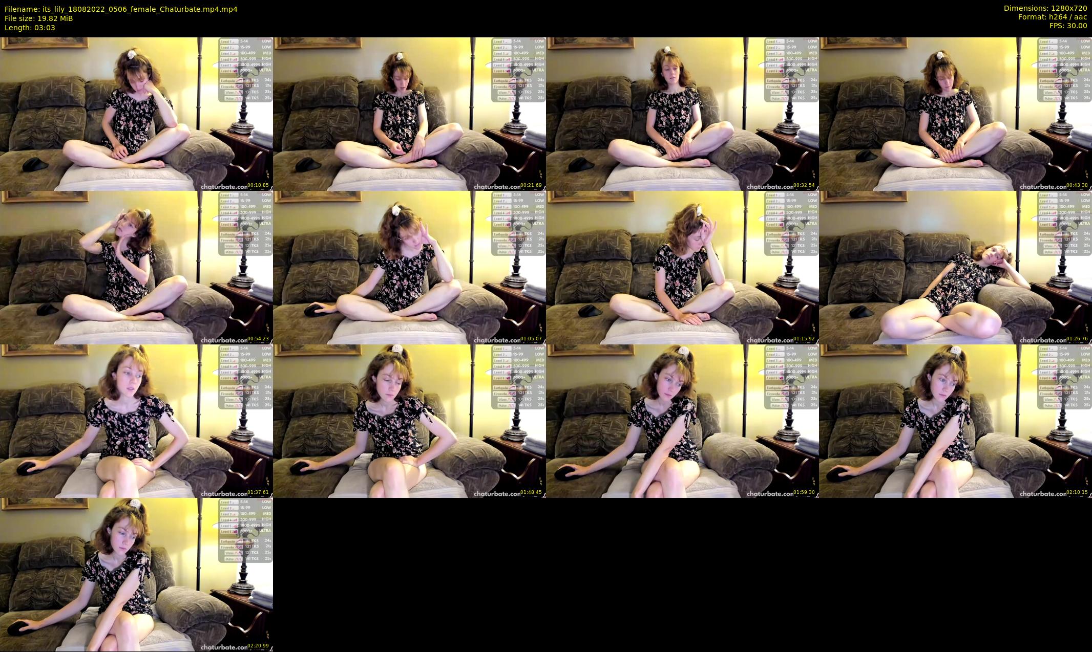 its_lily — 4 minute Chaturbate female cam show recording, 720p, Aug 18, 2022