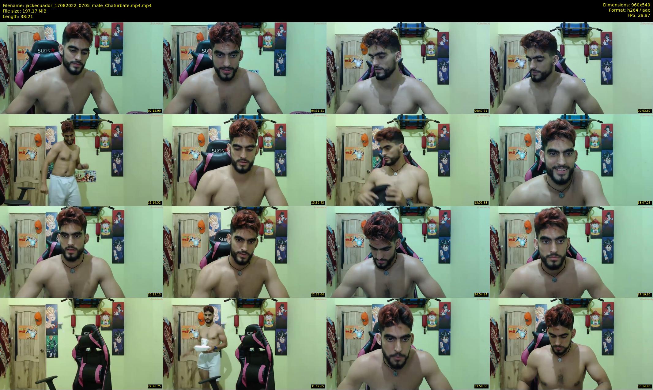 jackecuador — 39 minute Chaturbate male cam show recording, 480p, Aug 17, 2022
