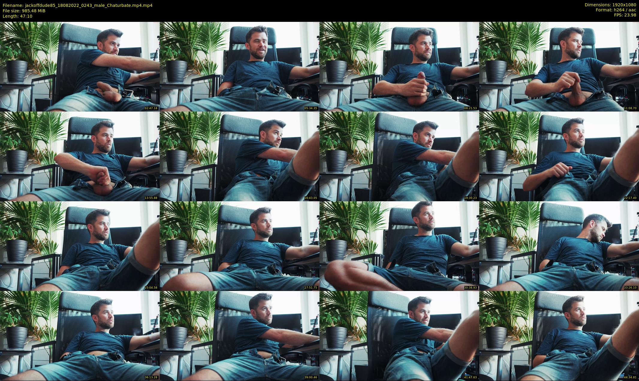 jackoffdude85 — 48 minute Chaturbate male cam show recording, 1080p, Aug 18, 2022