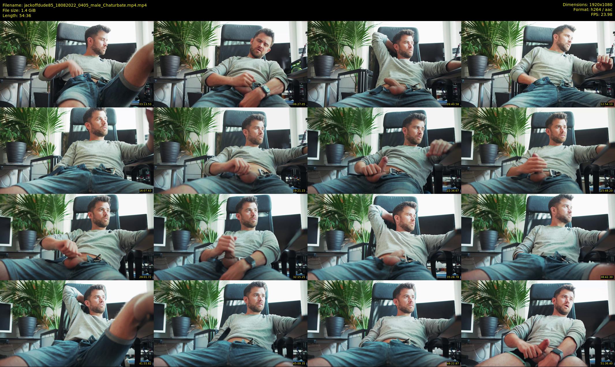 jackoffdude85 — 55 minute Chaturbate male cam show recording, 1080p, Aug 18, 2022